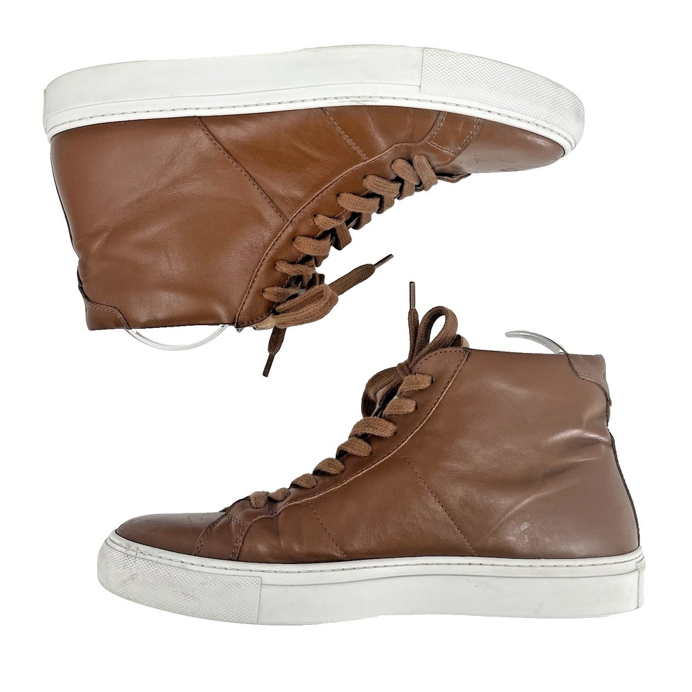 Greats Royale High Top Leather Sneakers Brown Men's‎ US 9  |  EU 43